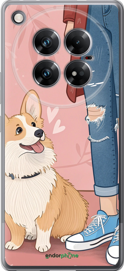 Силиконовый чехол Корги 3 для Infinix Zero 40 5G - 6707u-3822 изображение 