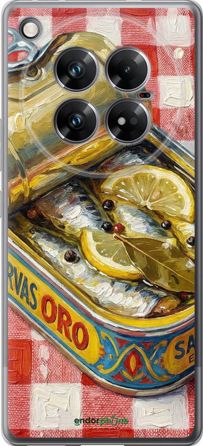 Силиконовый чехол Vintage Sardine Tin Phone для Infinix Zero 40 5G - 6772u-3822 изображение 