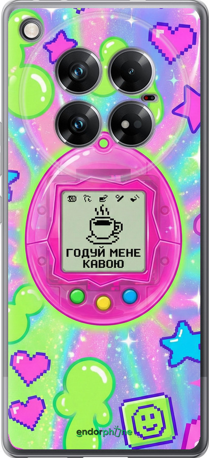 Силиконовый чехол Y2K Aesthetic Retro Pet: Годуй мене кавою для Infinix Zero 40 5G - 6784u-3822 изображение 