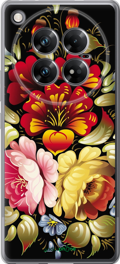 Силіконовий чехол Хохлома 6 для Infinix Zero 40 5G - 829u-3822 изображение 