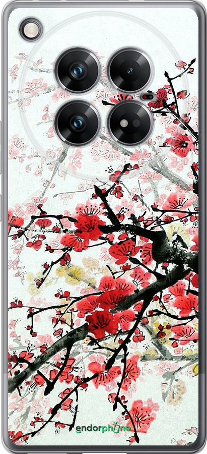 Силиконовый чехол Цветущий куст для Infinix Zero 40 5G - 831u-3822 изображение 