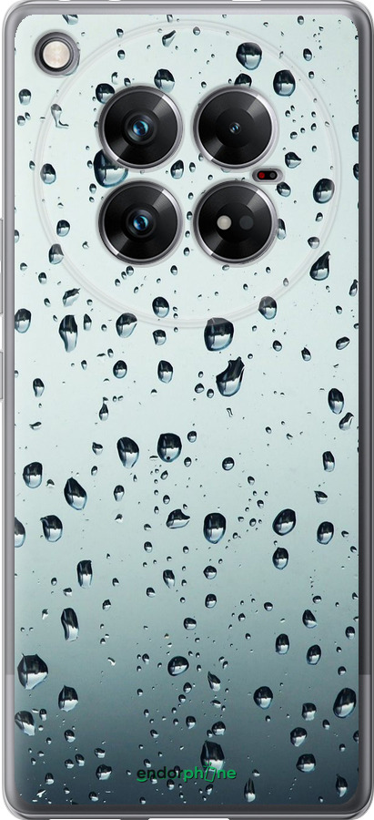 Силиконовый чехол Стекло в каплях для Infinix Zero 40 5G - 848u-3822 изображение 