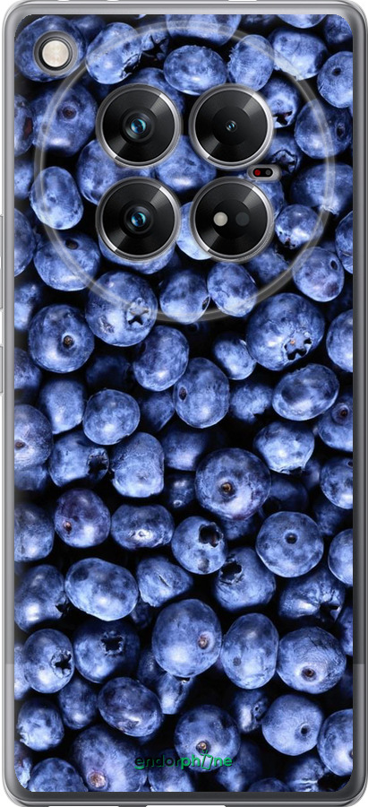 Силиконовый чехол Черника для Infinix Zero 40 5G - 851u-3822 изображение 