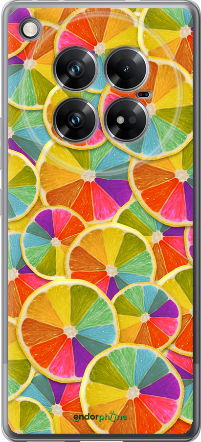 Силиконовый чехол Разноцветные дольки лимона для Infinix Zero 40 5G - 861u-3822 изображение 