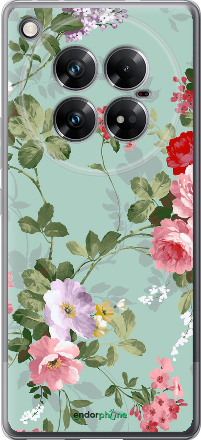 Силиконовый чехол Цветочные обои 2 для Infinix Zero 40 5G - 862u-3822 изображение 