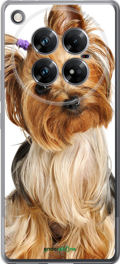 Силиконовый чехол Йоркширский терьер с хвостиком для Infinix Zero 40 5G - 930u-3822 изображение 