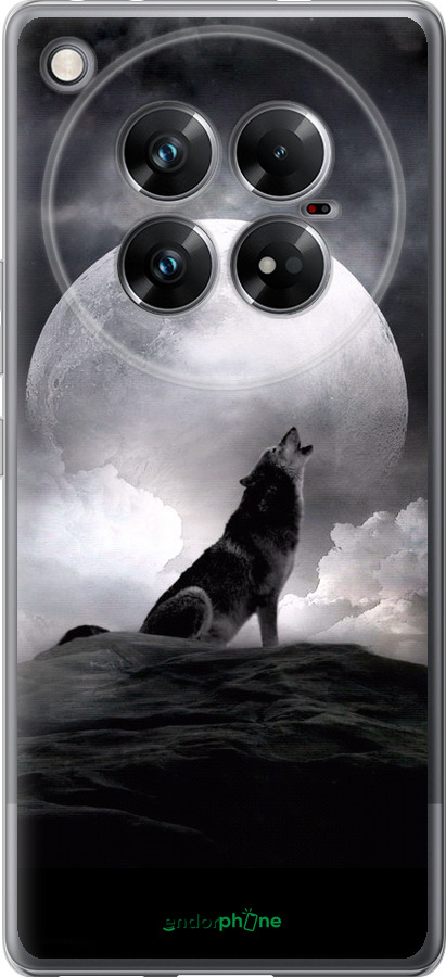 Силиконовый чехол Воющий волк для Infinix Zero 40 5G - 934u-3822 изображение 