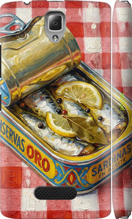 3D пластиковый матовый чехол Vintage Sardine Tin Phone для Lenovo A2010 - 6772m-216 изображение 