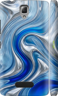 3D пластиковый глянцевый чехол Liquid Chrome для Lenovo A2010 - 6781c-216 изображение 