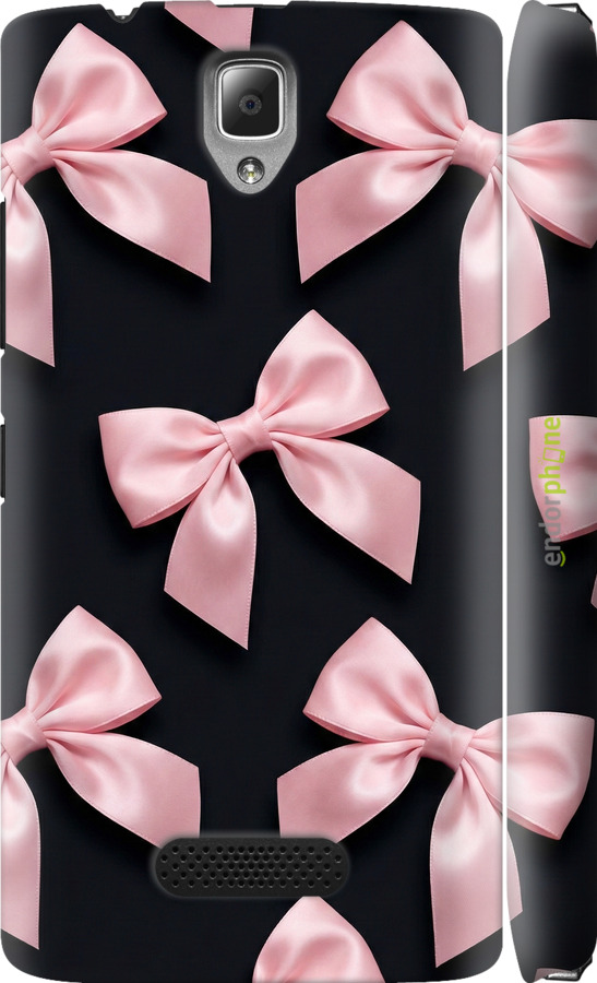 3D пластиковый глянцевый чехол Coquette Ribbons Dark Coquette для Lenovo A2010 - 6767c-216 изображение 