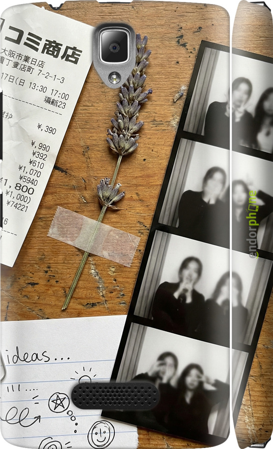 3D пластиковый глянцевый чехол Aesthetic Scrapbook Collage для Lenovo A2010 - 6773c-216 изображение 