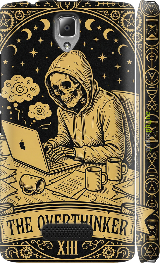 3D пластиковий глянцевий чехол The Overthinker для Lenovo A2010 - 6774c-216 изображение 