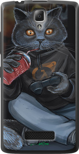 Силіконовий чехол gamer cat для Lenovo A2010 - 4140u-216 изображение 