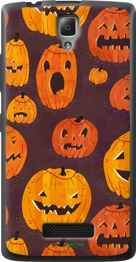 Силиконовый чехол Тыквы на Хеллоуин для Lenovo A2010 - 233u-216 изображение 