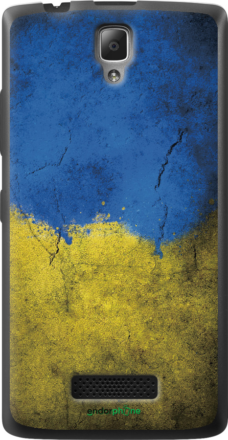 Силиконовый чехол Флаг Украины 2 для Lenovo A2010 - 401u-216 изображение 