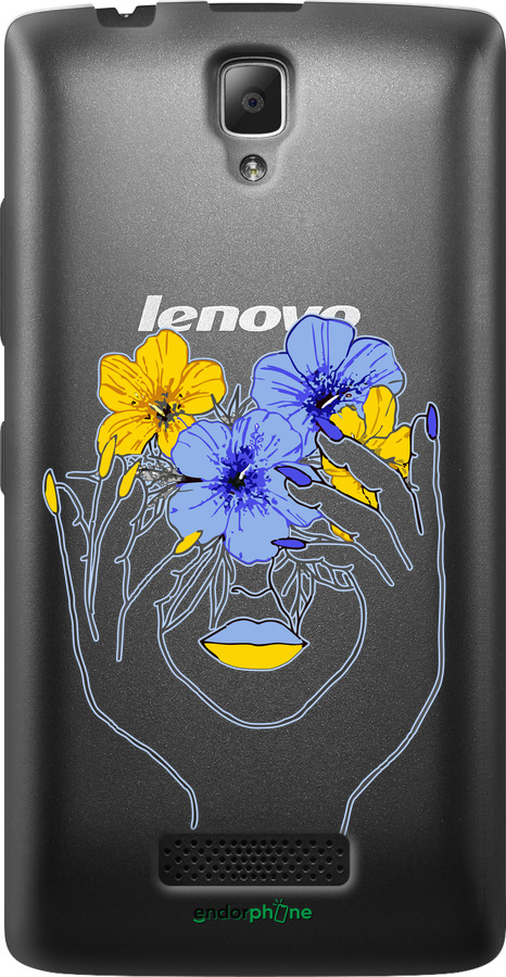 Силиконовый чехол Девушка v4 для Lenovo A2010 - 5276u-216 изображение 