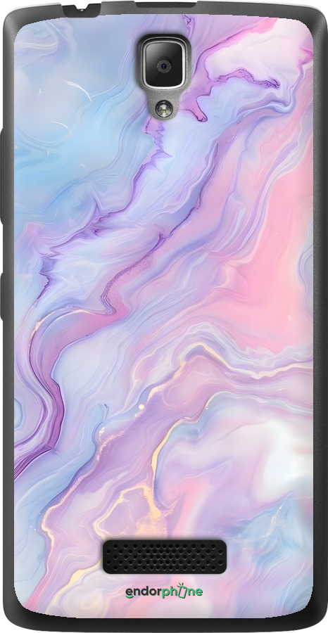 Силиконовый чехол Нежный мрамор для Lenovo A2010 - 6310u-216 изображение 