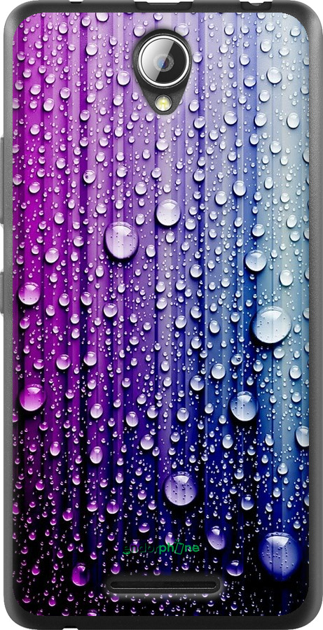 

Силіконовий чохол "Краплини води" для Lenovo A5000, Синій