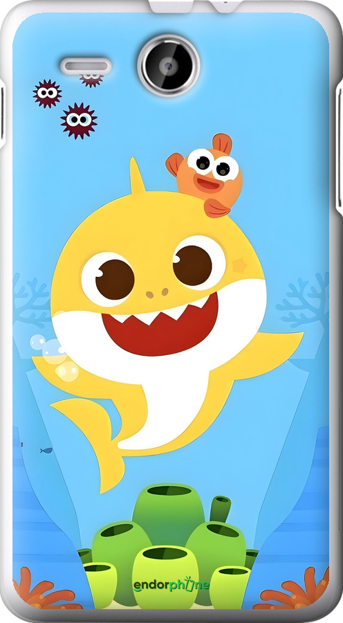 Силиконовый чехол Бейби Шарк для Lenovo A529 - 6303u-200 изображение 