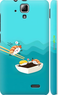 3D пластиковый матовый чехол Суши для Lenovo A536 - 6354m-149 изображение 