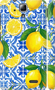 3D пластиковый матовый чехол Grocery Girl Italian Summer для Lenovo A536 - 6766m-149 изображение 