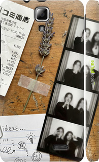 3D пластиковый матовый чехол 'Aesthetic Scrapbook Collage' для Lenovo A536 изображение 4