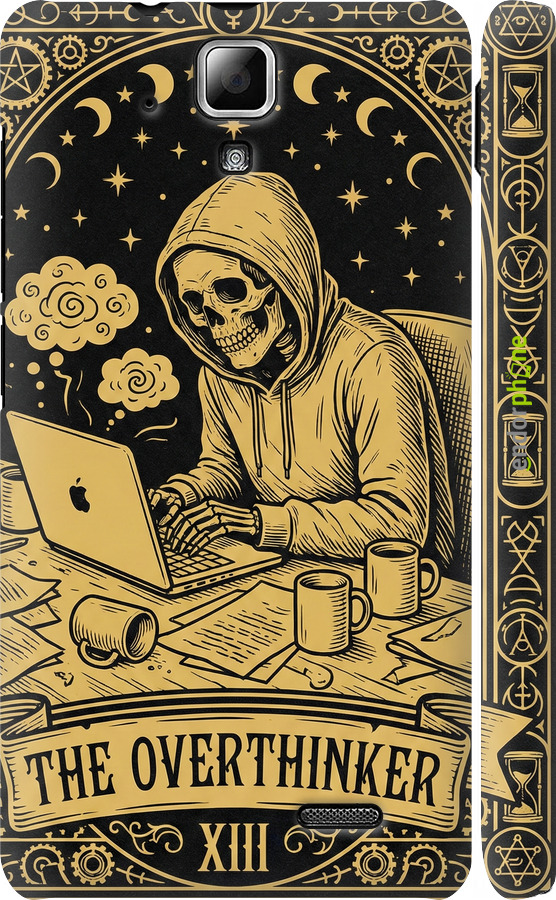 3D пластиковый матовый чехол The Overthinker для Lenovo A536 - 6774m-149 изображение 