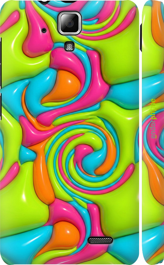 3D пластиковый матовый чехол Y2K Jelly Dream для Lenovo A536 - 6780m-149 изображение 