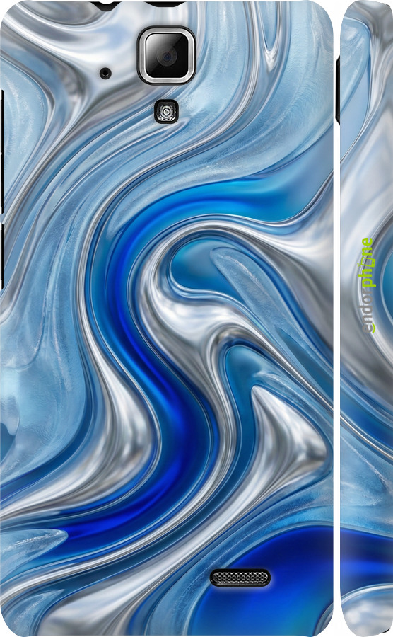 3D пластиковый матовый чехол Liquid Chrome для Lenovo A536 - 6781m-149 изображение 