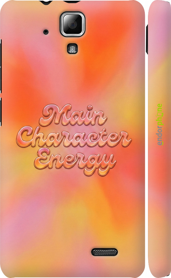 3D пластиковый матовый чехол Aura Gradient Main Character Energy Aesthetic Y2K для Lenovo A536 - 6783m-149 изображение 