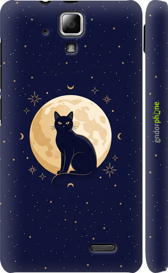 3D пластиковый матовый чехол Cute Cat Celestial/Witchy для Lenovo A536 - 6787m-149 изображение 