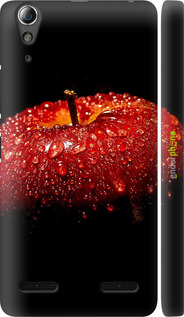 3D пластиковий матовий чехол Яблуко для Lenovo K3 (K30-t) - 6022m-114 изображение 