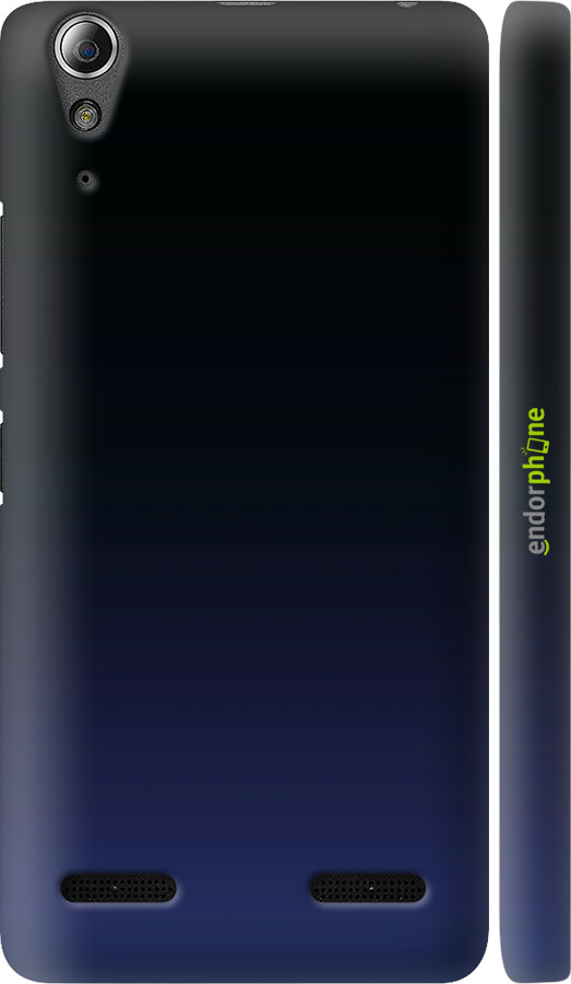 3D пластиковый матовый чехол Градиент в тёмно - синем стиле для Lenovo K3 (K30-t) - 6542m-114 изображение 