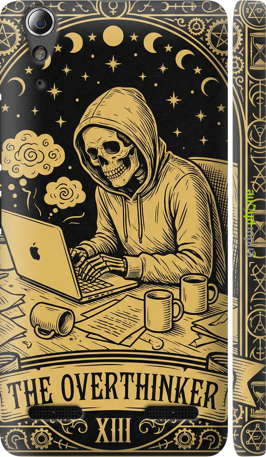 3D пластиковий матовий чехол The Overthinker для Lenovo A6000 - 6774m-103 изображение 