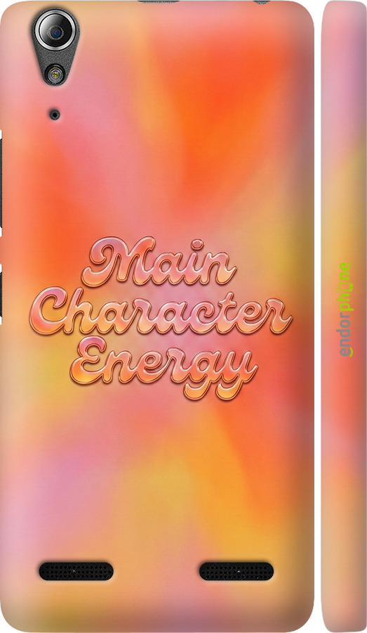 3D пластиковый матовый чехол Aura Gradient Main Character Energy Aesthetic Y2K для Lenovo A6000 - 6783m-103 изображение 