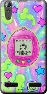 Силіконовий чехол Y2K Aesthetic Retro Pet: Годуй мене кавою для Lenovo A6000 - 6784u-103 изображение 