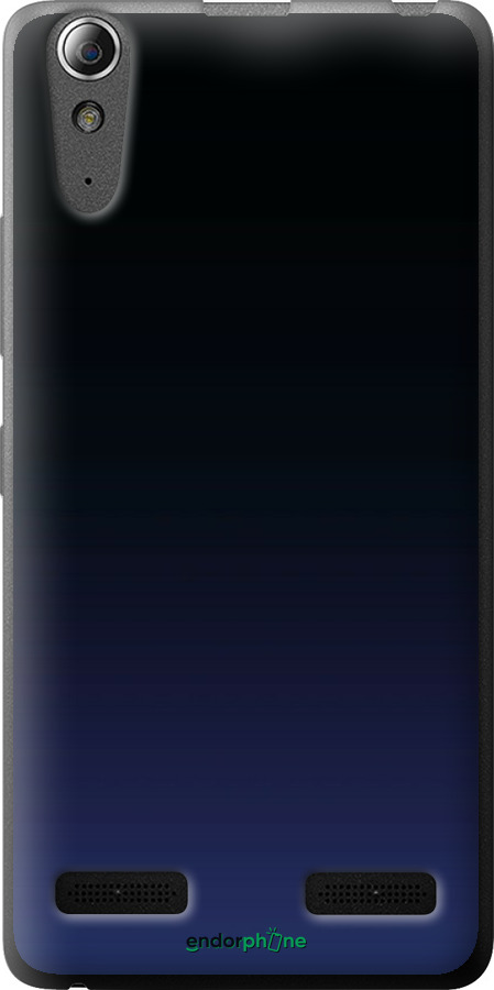 Силіконовий чехол Градієнт у темно-синьому стилі для Lenovo A6000 - 6542u-103 изображение 
