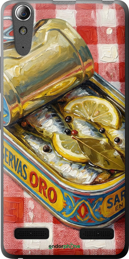 Силіконовий чехол Vintage Sardine Tin Phone для Lenovo K3 (K30-t) - 6772u-114 изображение 
