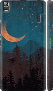 3D пластиковый матовый чехол Звездный лес для Lenovo K3 Note K50-T5 - 6480m-141 изображение 