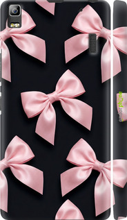 3D пластиковый матовый чехол 'Coquette Ribbons Dark Coquette' для Lenovo K3 Note K50-T5 изображение 1