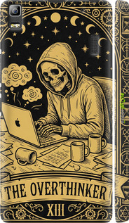 3D пластиковый матовый чехол The Overthinker для Lenovo K3 Note K50-T5 - 6774m-141 изображение 