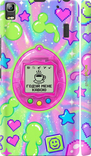 3D пластиковый матовый чехол 'Y2K Aesthetic Retro Pet: Годуй мене кавою' для Lenovo K3 Note K50-T5 изображение 6