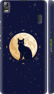 3D пластиковый матовый чехол Cute Cat Celestial/Witchy для Lenovo K3 Note K50-T5 - 6787m-141 изображение 