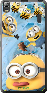 2D пластиковий чехол Миньоны для Lenovo K3 Note K50-T5 - 6386t-141 изображение 