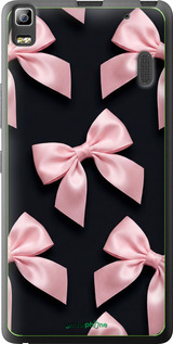 2D пластиковый чехол Coquette Ribbons Dark Coquette для Lenovo K3 Note K50-T5 - 6767t-141 изображение 