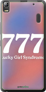 2D пластиковый чехол 'Aesthetic Aura Gradient 777 Lucky Energy' для Lenovo A7000 изображение 9