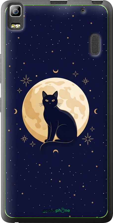 2D пластиковый чехол Cute Cat Celestial/Witchy для Lenovo K3 Note K50-T5 - 6787t-141 изображение 