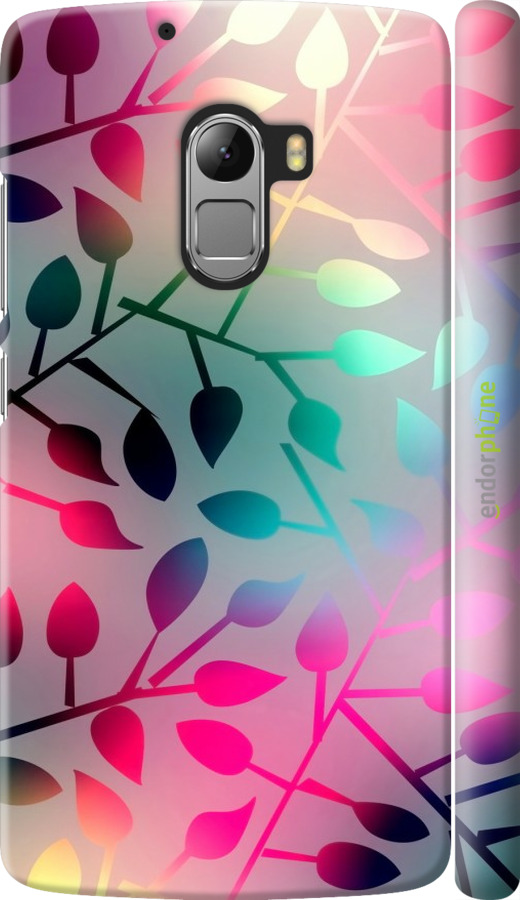 

3D пластиковий матовий чохол "Листя" для Lenovo A7010