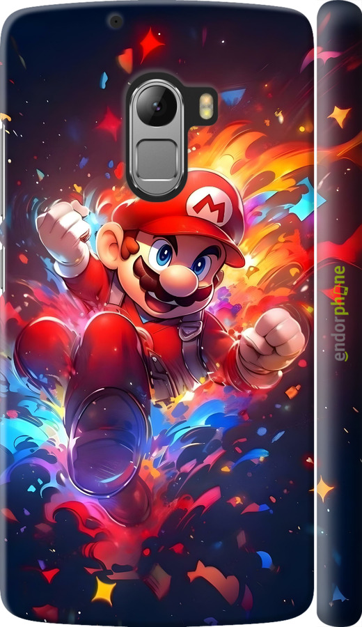 3D пластиковий матовий чехол Супер Маріо для Lenovo A7010 - 6342m-232 изображение 