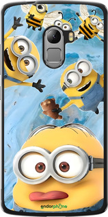 Силиконовый чехол Миньоны для Lenovo A7010 - 6386u-232 изображение 